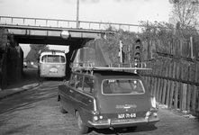 76538 Gezicht op het spoorwegviaduct in de spoorlijn Utrecht-Gouda over de Cartesiusweg/Thomas à Kempisweg te Utrecht, ...